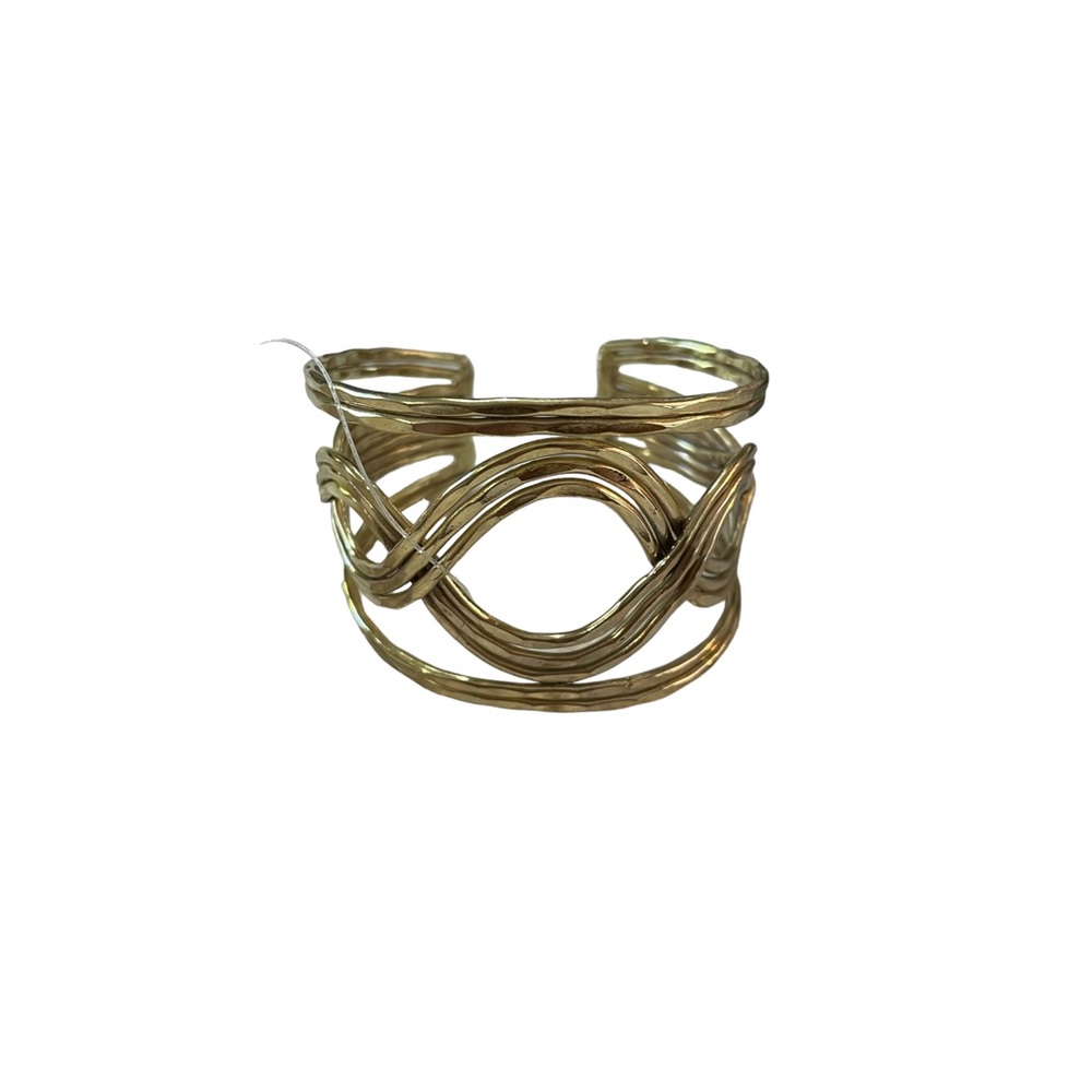 Gold tone bangle bracelet